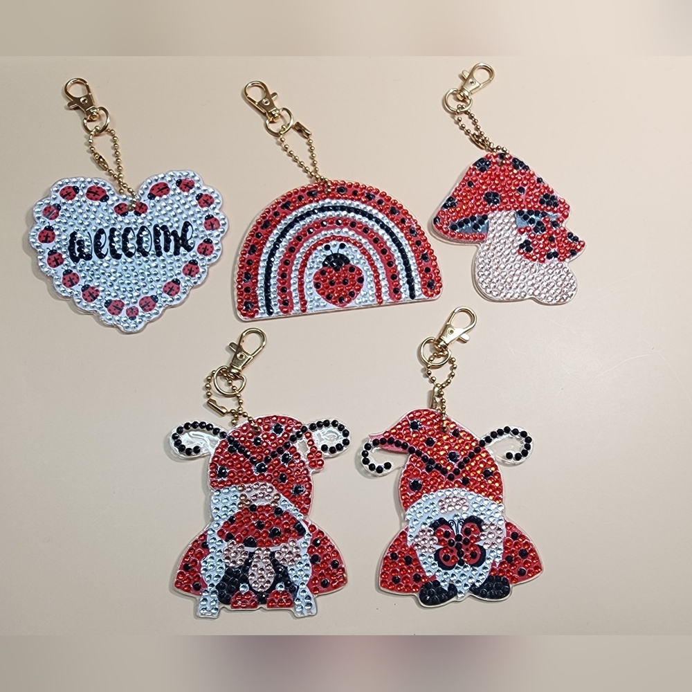 Ladybug Keychains - Picture 2 of 2